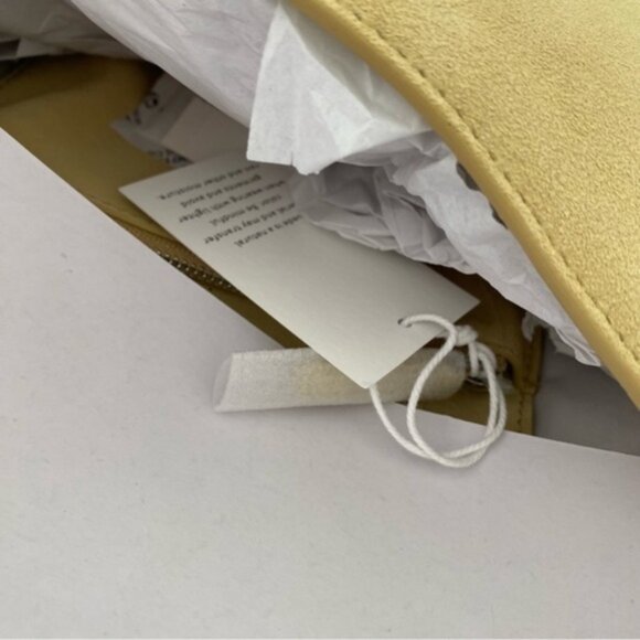 New with Tag Madewell The Dakota Saddle Bag in 'Iced Lemon' - Picture 6 of 6